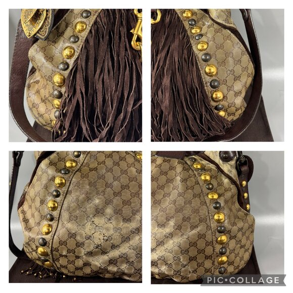 100% Authentic Gucci GG Crystal Indy Shoulder Bag - Picture 6 of 14